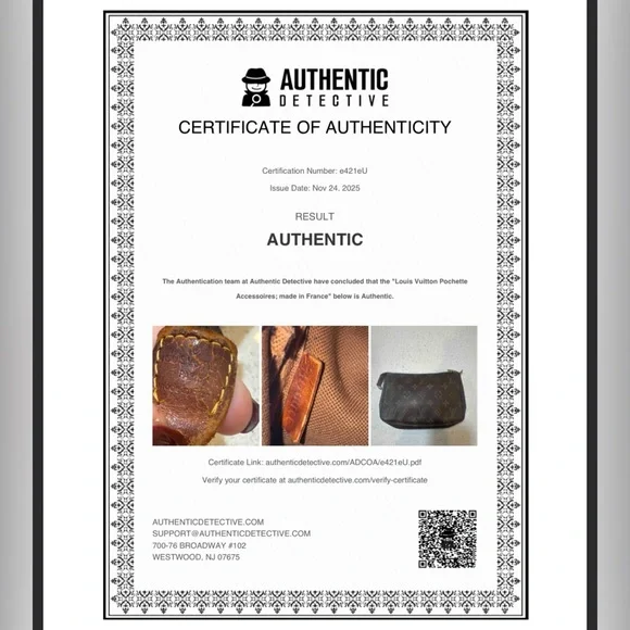 Louis Vuitton Pochette Accessoires – Monogram canvas, Authentic with COA - Picture 3 of 12